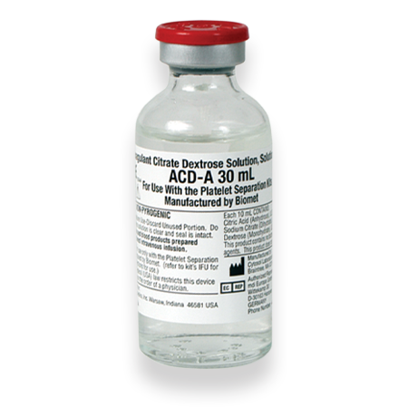 Zimmer Biomet ACD-A Anticoagulant Citrate Dextrose Solution, Solution A